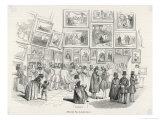 Buy Visitors in the Salon Carre Admire the Entries for the Salon of 1843 at AllPosters.com
