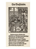 Buy Interior of a German Book- Binding Workshop at AllPosters.com