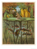 Buy Thumbkinetta (Tommelise) Stands on a Water-Lily Leaf at AllPosters.com