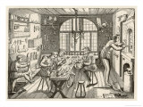 Buy Interior of the Atelier Workshop of Etienne Delaulne a Celebrated Goldsmith of Paris at AllPosters.com