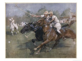 Buy Two Players Race for the Ball at AllPosters.com