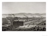 Buy The Singer Sewing Machine Factory at Elizabethport New Jersey at AllPosters.com