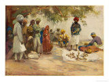 Buy An Indian Snake Charmer and His Audience at AllPosters.com