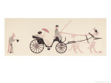 Buy She Drives Insouciantly Past a Beggar at AllPosters.com