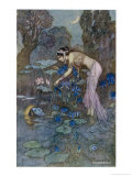 Sita Finds Rama (Seventh Avatar of Vishnu) Among the Lotus Blooms