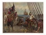 Pirate Crew Defy a Naval Warship