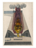 Buy Section of a Blast Furnace for Smelting Ore at High Temperatures Created by Forced Draught of Air at AllPosters.com