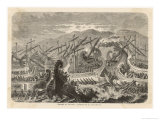 Buy At Salamis the Greek Fleet Defeats the Persian Fleet at AllPosters.com