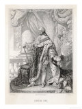 Buy Louis XVI King of France 1774-1792 Full Length in Royal Robes at AllPosters.com