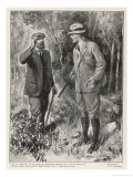 Buy Gamekeeper Shows Proper Respect to His Master by Touching His Cap at AllPosters.com