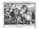 Buy Slave Revolt Spartacus as a Symbol of His Determination Kills His Own Horse Before the Final Battle at AllPosters.com
