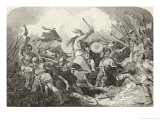 Buy Battle of Hastings the Norman Horseman Prove Too Much for the English Foot Soldiers at AllPosters.com