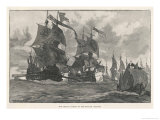Buy The Spanish Armada the Spanish Fleet Sails up the English Channel at AllPosters.com