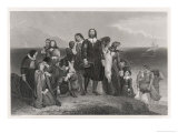 Buy The Landing at What Would Later be Plymouth Massachusetts at AllPosters.com