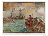Buy Vernon Takes Porto Bello (Panama) from the Spanish at AllPosters.com