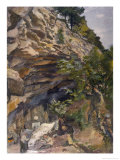 Buy German Troops of the Bayerische Infantry Encamped in a Quarry at AllPosters.com
