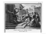 Buy Julius Caesar Having Entered Rome Forces the Public Treasury at AllPosters.com
