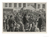 Buy Irish Emigrants Preparing to Sail to America from Clifden County Galway at AllPosters.com
