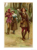 Buy As You Like It, Rosalind with Touchstone and Audrey in the Forest of Arden at AllPosters.com