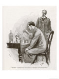 The Naval Treaty Holmes Busy with His Chemistry Apparatus at Baker Street