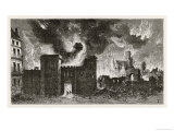 Buy In the Distance Old Saint Paul's Cathedral Goes up in Flames at AllPosters.com