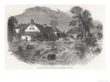 Buy The Flooded Honddu Carrying Away the Buildings on Its Bank at AllPosters.com