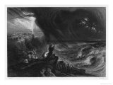 Buy During the Exodus Moses Parts the Sea and is Guided by a Pillar of Smoke at AllPosters.com