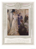 Fashionable Frenchwoman Visits Her Couturier