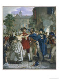 Buy Thames Waterman is Seized by the Press Gang on Tower Hill on the Morning of His Wedding Day at AllPosters.com