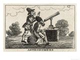 Buy Two Astronomers One of Whom is an Arab Gentleman Examine a Star in the Sky Through a Telescope at AllPosters.com