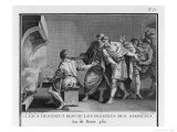 Buy Curius Dentatus Though Living on Turnips Refuses Bribes from the Samnites at AllPosters.com