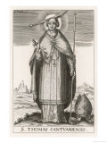 Buy Thomas a Becket English Prelate Archbishop of Canterbury 1162 at AllPosters.com