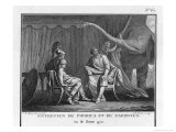 Buy Pyrrhus King of Epirus Invading Italy Seeks to Impress the Roman Ambassador with His Elephants at AllPosters.com