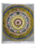 Buy System of the Empyrean or Interior Heaven Showing the Fall of Lucifer at AllPosters.com