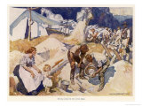 Buy Prospectors and Their Families in Camp: Panning at AllPosters.com