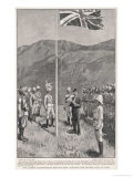 Buy Hong Kong: Hoisting the British Flag at Taipo in the Kowloon Hinterland at AllPosters.com