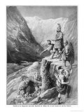 Buy Punic Wars a Roman Reconnaissance Patrol Watches Hannibal's Advance Through the Alps at AllPosters.com