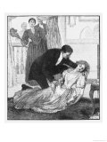 Buy Found Daisy in a Dead Faint on the Floor and Captain Hallam Bending Over Her at AllPosters.com