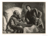 Buy Henry IV, The Old King Counsels the Young Prince at AllPosters.com