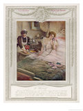 Buy Fashionable Frenchwoman Plans Her Day from Her Bed at AllPosters.com