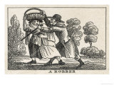 Buy Robber Attacks a Woman and Tries to Steal the Basket She is Carrying on Her Head at AllPosters.com