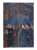 Buy He Demonstrates His Telescope to the Nobles of Venice to Their Great Astonishment at AllPosters.com