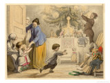 Buy Handing out Presents for the Children from the Tree at AllPosters.com