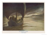 Buy The Passing of Arthur, His Body is Carried Away on a Mysterious Boat at AllPosters.com