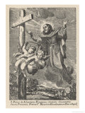 Buy San Pedro di Alcantara Spanish Mystic and Franciscan Friar is Levitated to a Crucifix at AllPosters.com