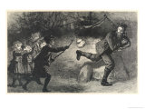 Some Children Scaring an Adult