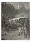 Buy Boston Massacre British Troops Open Fire at AllPosters.com