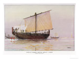 Buy Phoenician Trading Vessel Arrives at Pharos at AllPosters.com