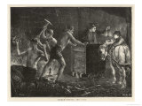 Buy Pitmen Hewing the Coal South Durham: a Pit Pony Waits to Haul the Coal Away at AllPosters.com