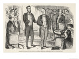 Presidents Buchanan and Lincoln Entering the Senate Chamber Before Lincoln's Inauguration